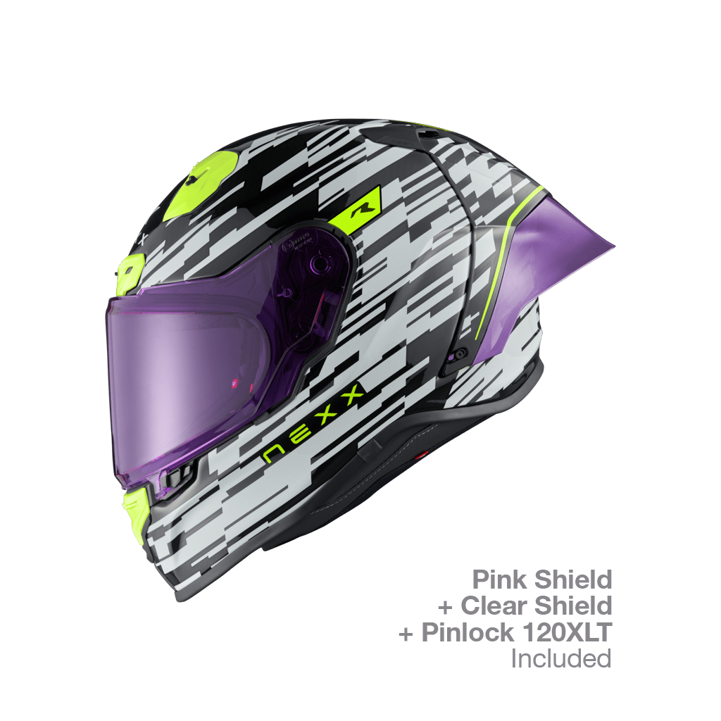 X.R3R GLITCH RACER (WHITE NEON)