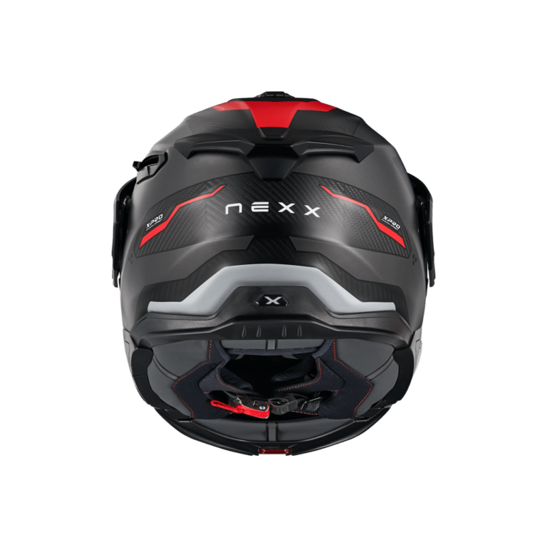 X.LIFECOUNTRY TERRA CARBON MODULAR ADVENTURE HELMET (GREY/RED MT)