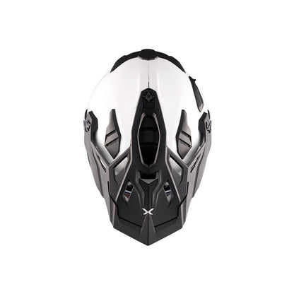 X.WED3 ADVENTURE HELMET (PLAIN WHITE PEARL)