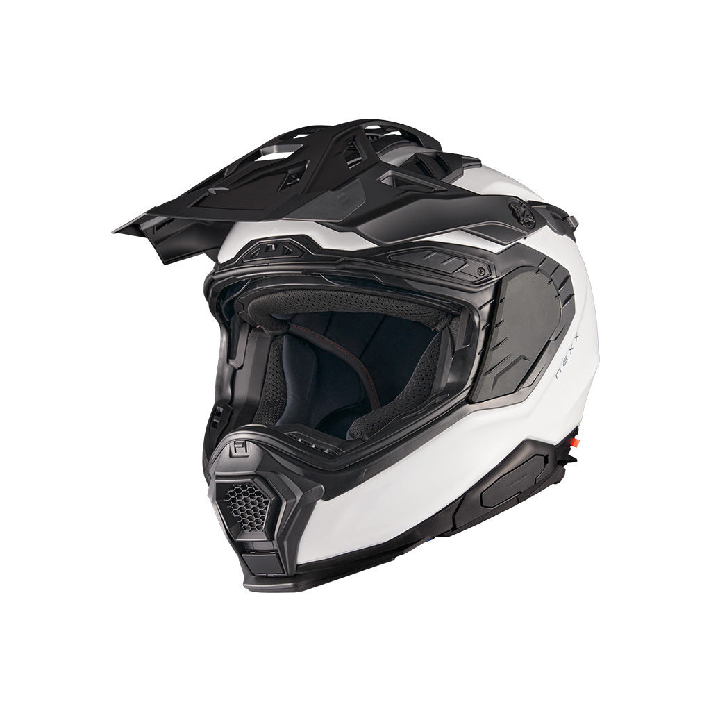 X.WED3 ADVENTURE HELMET (PLAIN WHITE PEARL)