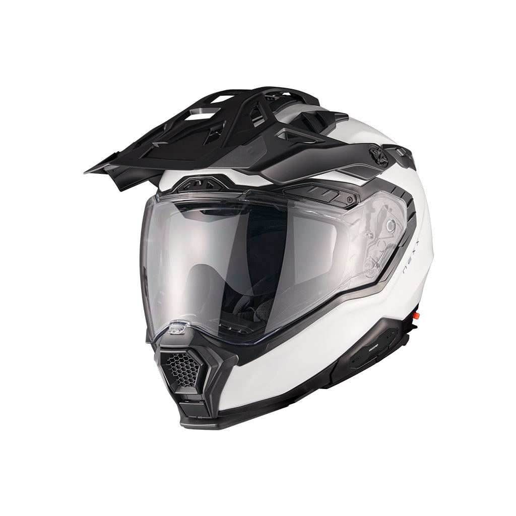 X.WED3 ADVENTURE HELMET (PLAIN WHITE PEARL)