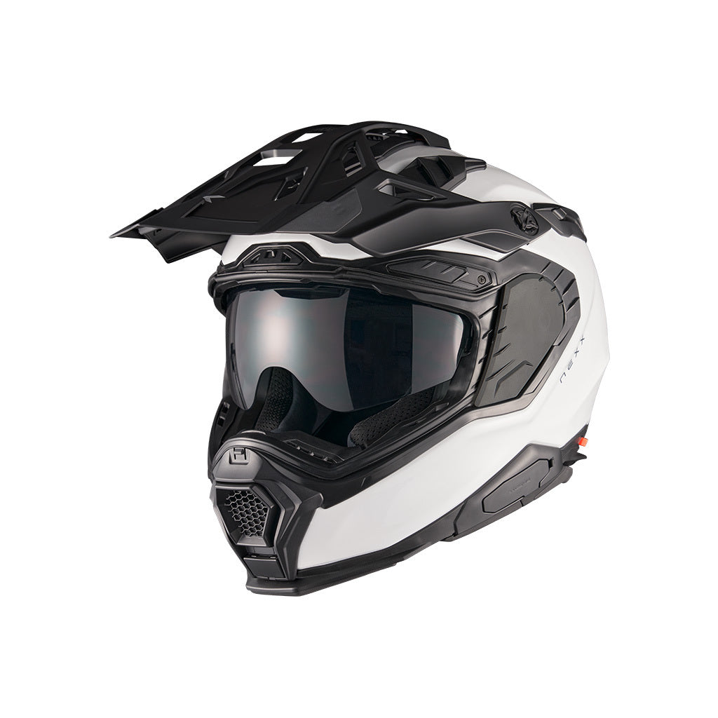 NEXX X.WED3 ADVENTURE HELMET PLAIN WHITE