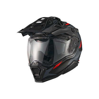 X.WED3 KEYO ADVENTURE HELMET (GREY RED MT)