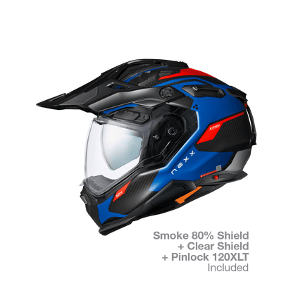 X.WED3 KEYO ADVENTURE HELMET (BLUE RED MT)