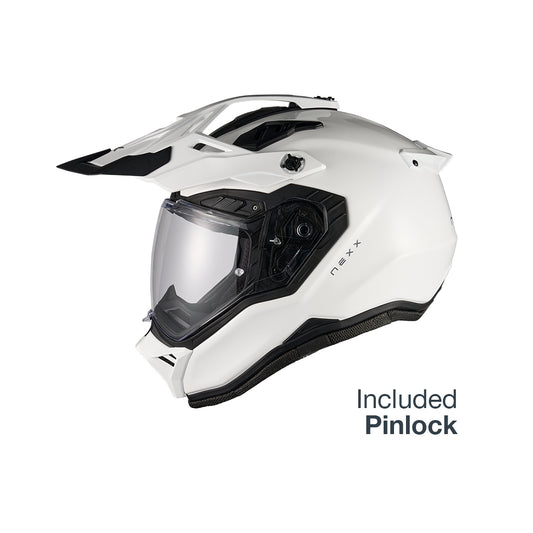 NEXX X.RALLY ADVENTURE HELMET PLAIN WHITE
