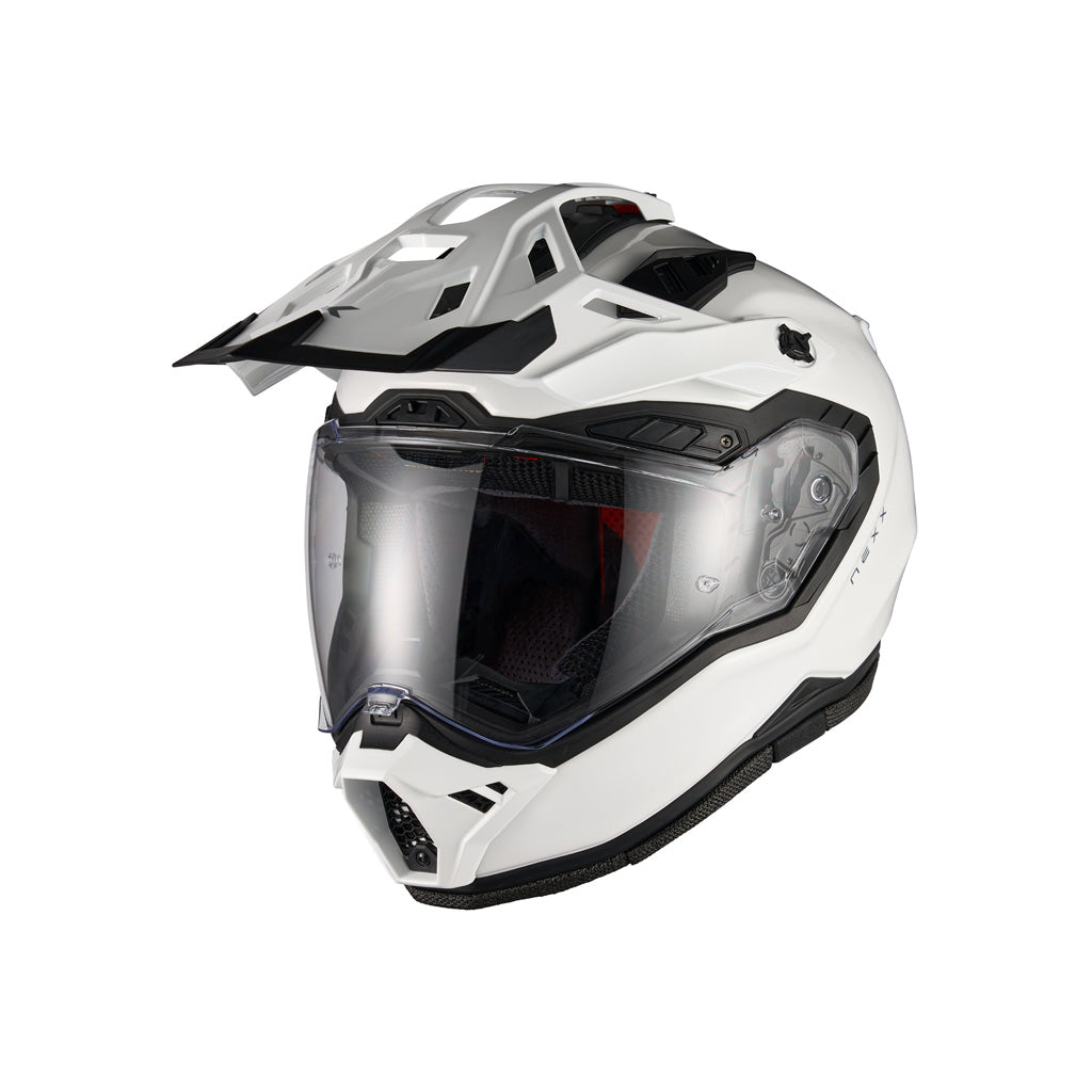 NEXX X.RALLY ADVENTURE HELMET PLAIN WHITE