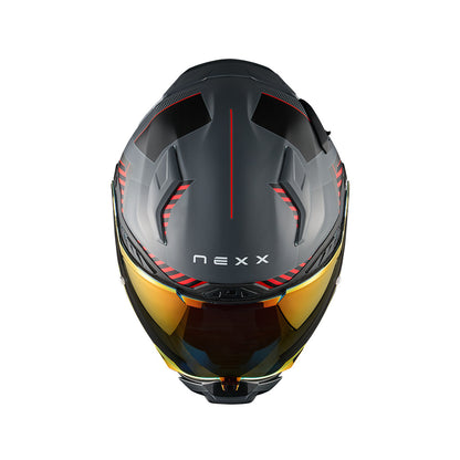 X.WST3 FLUENCE STREET HELMET (GREY RED MT)