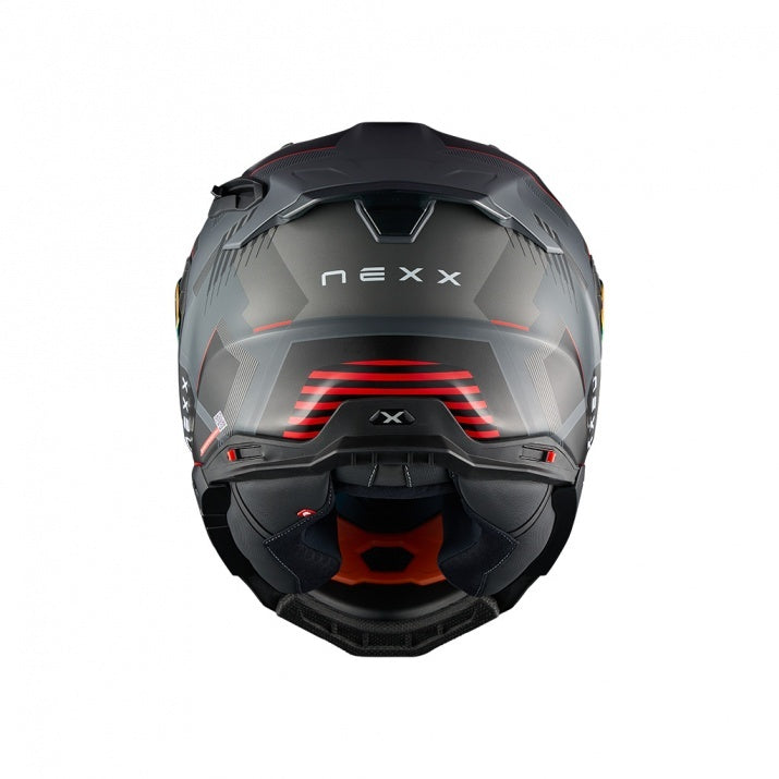 X.WST3 FLUENCE STREET HELMET (GREY RED MT)