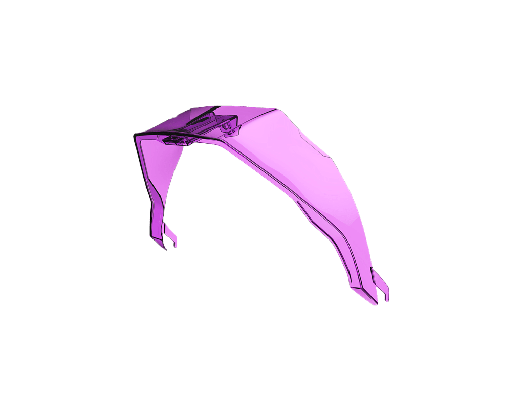 X.R3R SPOILER EXTENSION (CLEAR PURPLE)