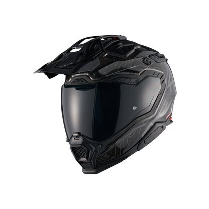 X.WED3 FURKA ADVENTURE HELMET (BLACK/GREY)