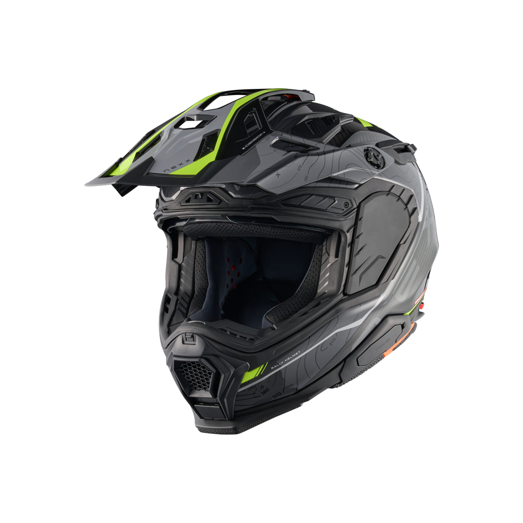 X.WED3 FURKA ADVENTURE HELMET (GREY/NEON)