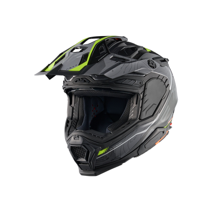 X.WED3 FURKA ADVENTURE HELMET (GREY/NEON)