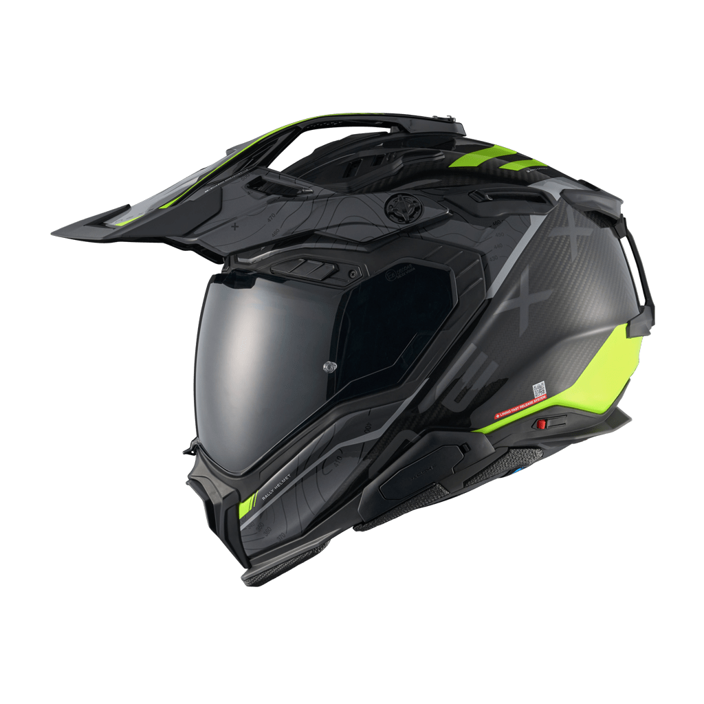 X.WED3 FURKA ADVENTURE HELMET (GREY/NEON)