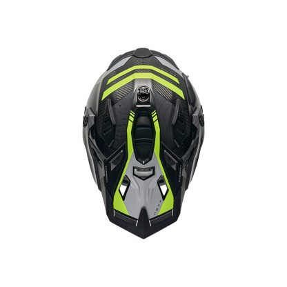 X.WED3 FURKA ADVENTURE HELMET (GREY/NEON)