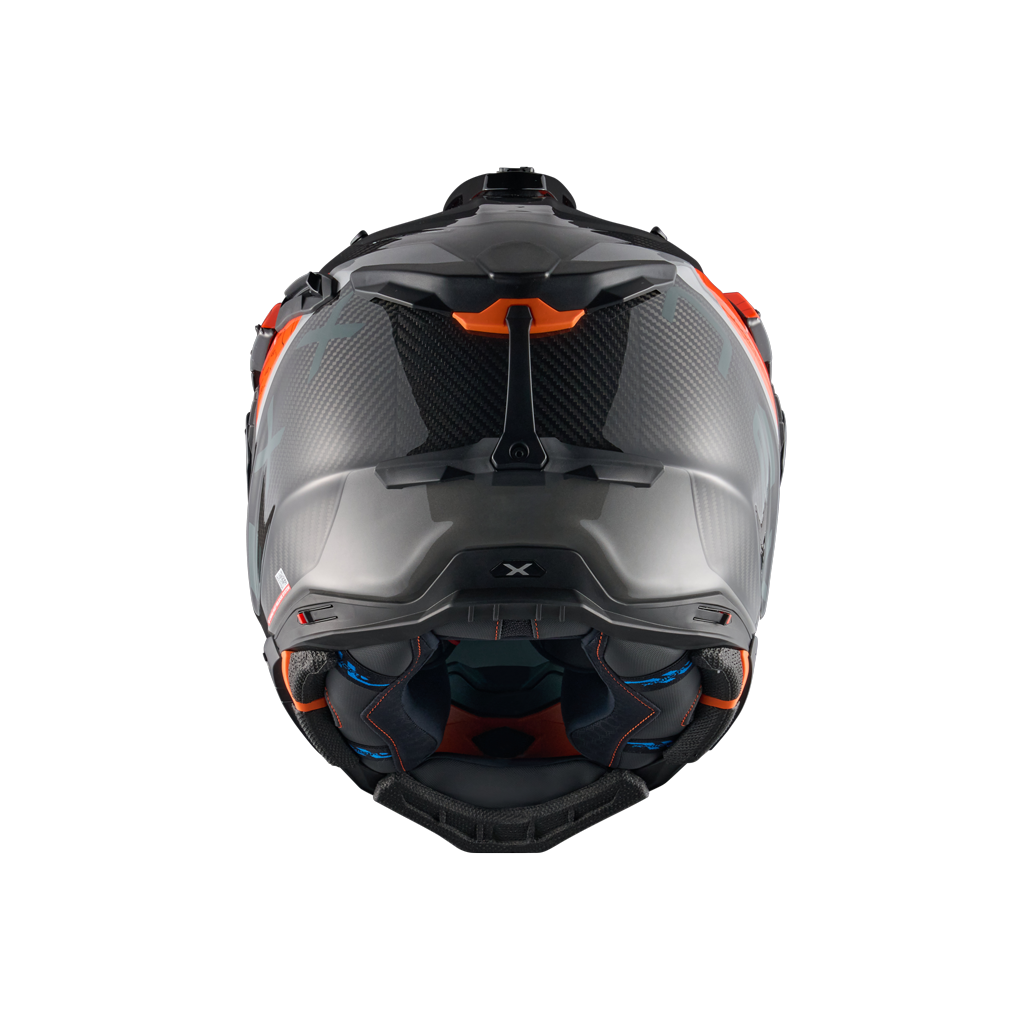 X.WED3 FURKA ADVENTURE HELMET (ORANGE/GREY)