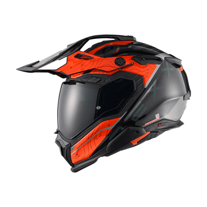 X.WED3 FURKA ADVENTURE HELMET (ORANGE/GREY)