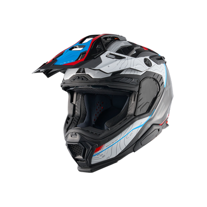 X.WED3 FURKA ADVENTURE HELMET (BLUE/RED)