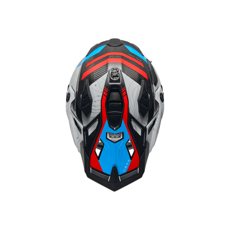 X.WED3 FURKA ADVENTURE HELMET (BLUE/RED)