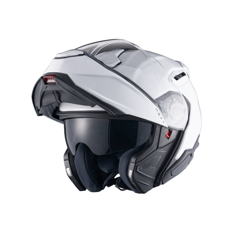 flip up motorcycle helmets australia X.LIFETOUR MODULAR HELMET (PLAIN WHITE) – NEXX Helmets Australia