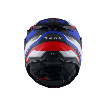 X.LIFETOUR PRO MILE MODULAR HELMET (BLUE/RED MT)