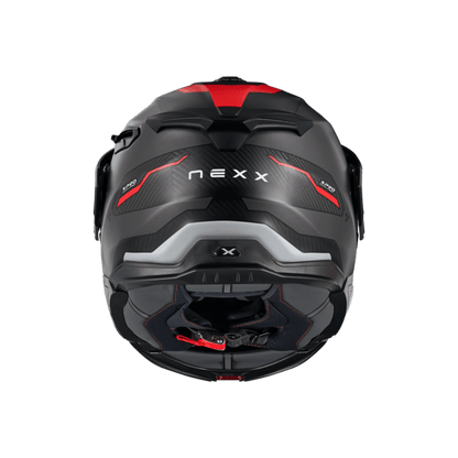 X.LIFECOUNTRY TERRA CARBON ADVENTURE HELMET (GREY/RED MT)