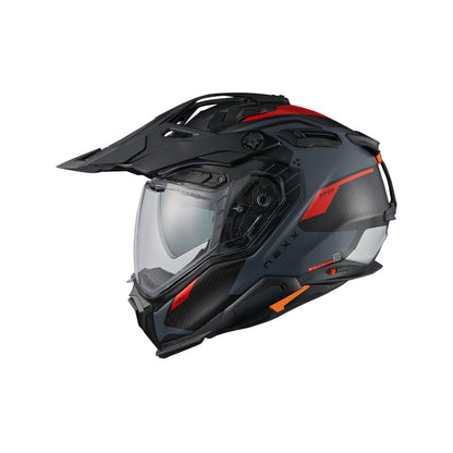 X.WED3 KEYO ADVENTURE HELMET (GREY RED MT)