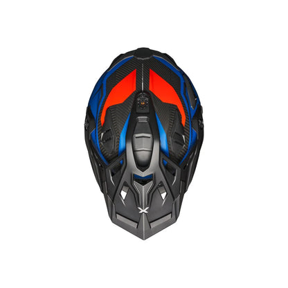 X.WED3 KEYO ADVENTURE HELMET (BLUE RED MT)