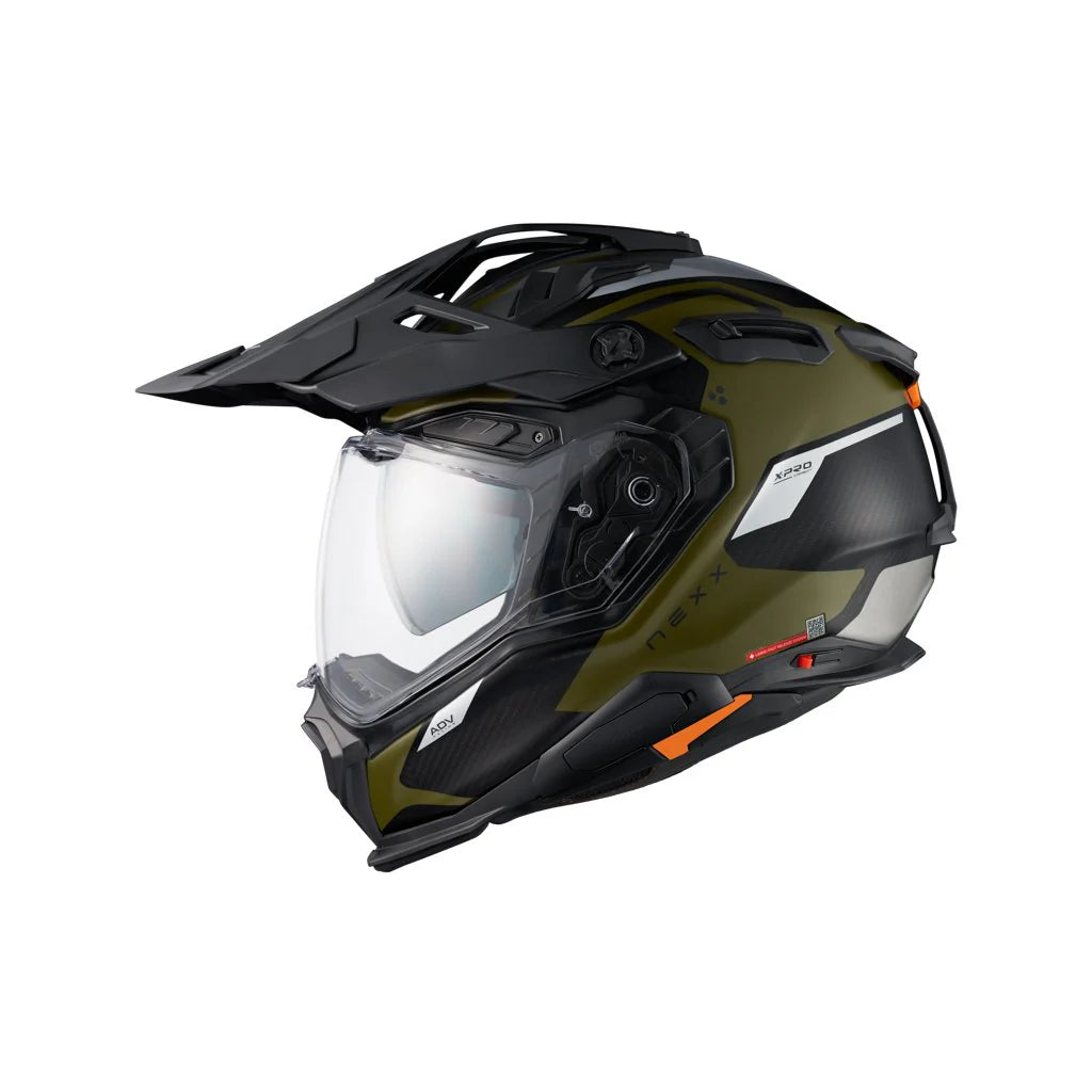 X.WED3 KEYO ADVENTURE HELMET (GREEN SILVER MT)