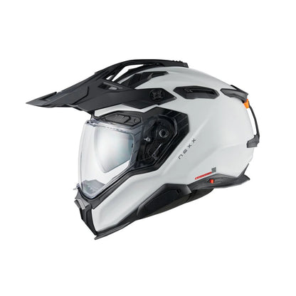 X.WED3 ADVENTURE HELMET (PLAIN WHITE PEARL)