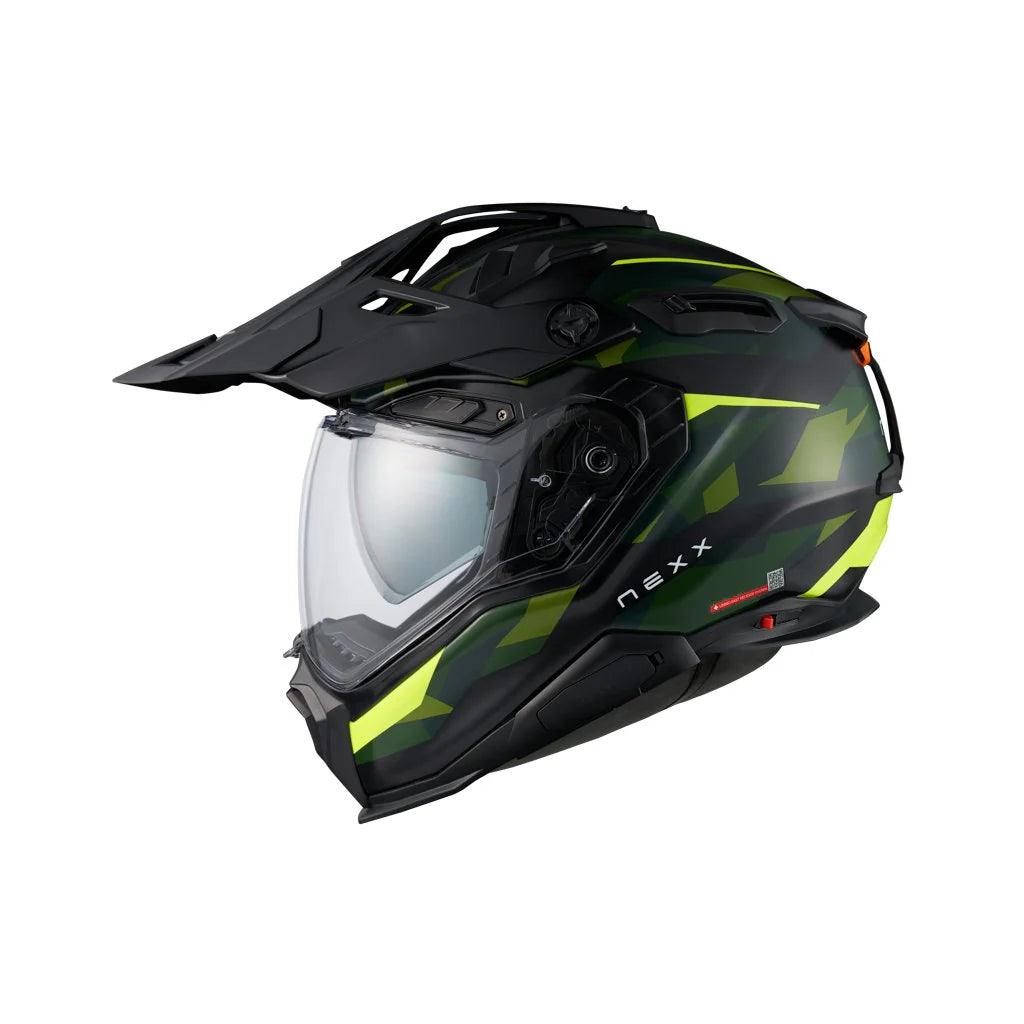 X.WED3 TRAILMANIA ADVENTURE HELMET (GRN NEON MT)